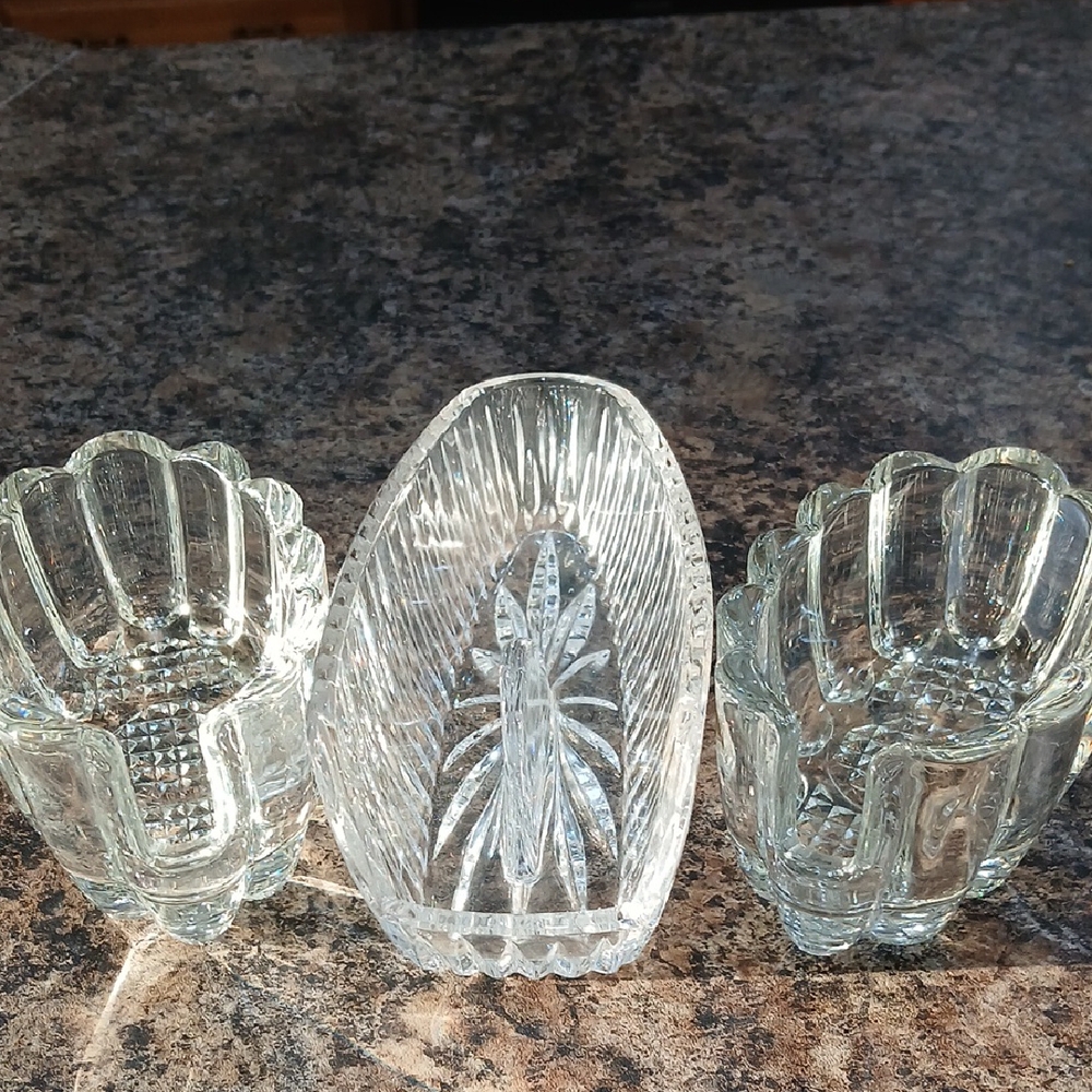 Elegant Clear Glass Bowl Set